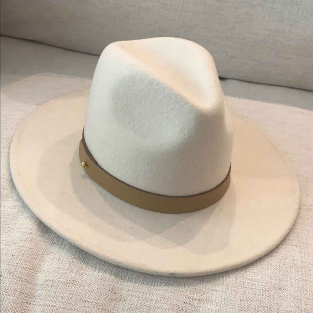 Small Lack of Color Ivory Hat- Never Worn